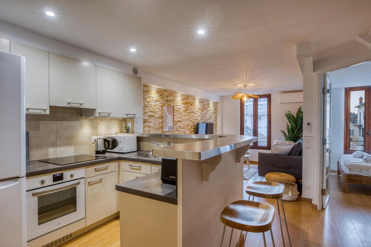 Le Carnot - Mycosyapart, Duplex Coeur De Ville Et Lac, Climatise Annecy Exterior photo