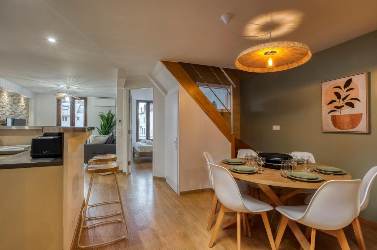 Le Carnot - Mycosyapart, Duplex Coeur De Ville Et Lac, Climatise Annecy Exterior photo